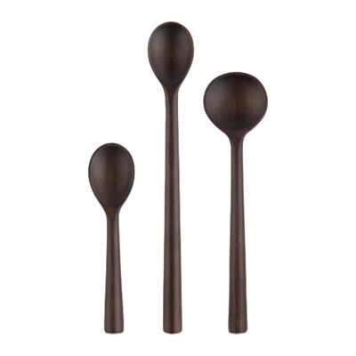 ACACIA WOOD SPPON SET OF 3