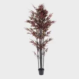 BAMBOO TREE RED AND GREEN 180 CM