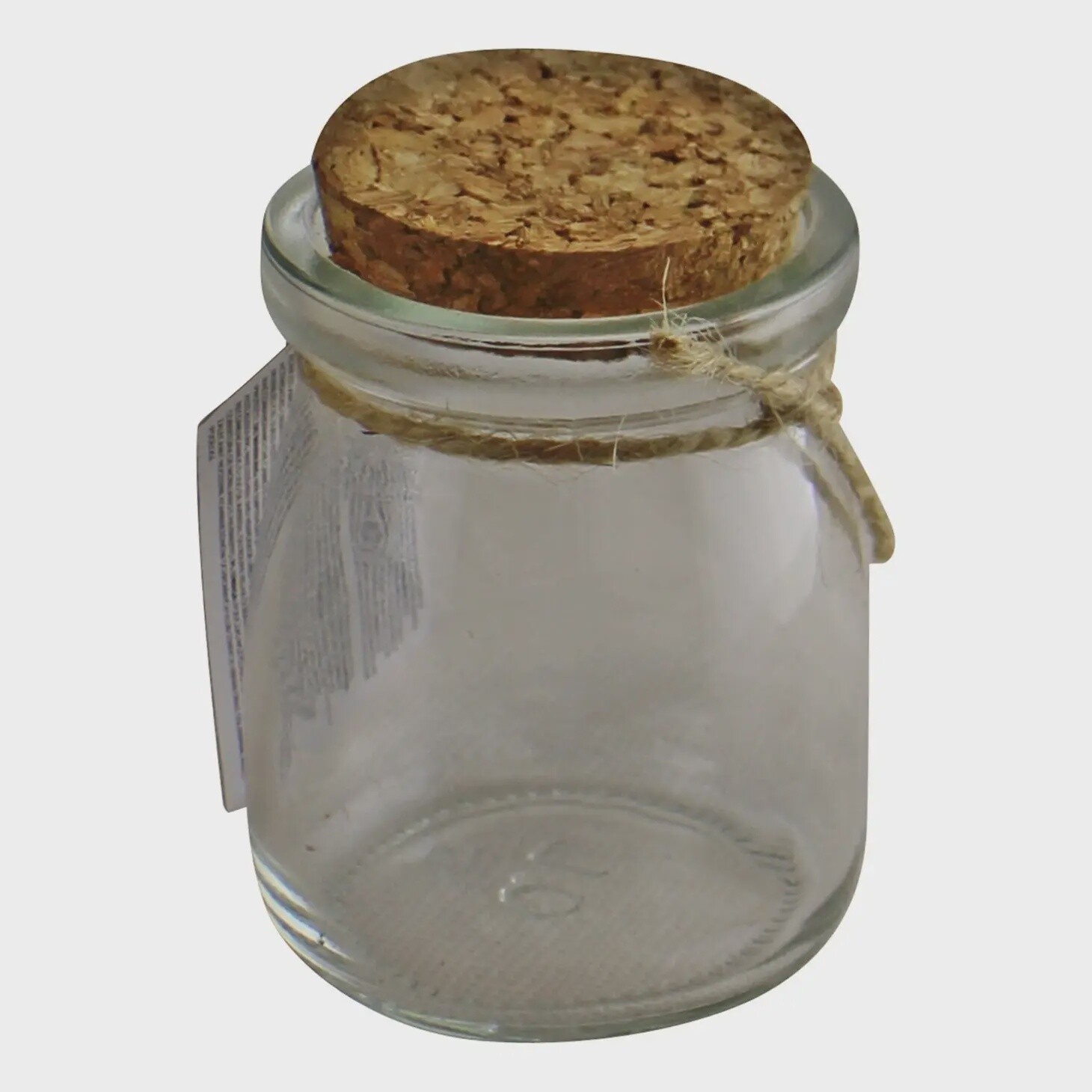 STORAGE JAR WITH CORK STOPPER