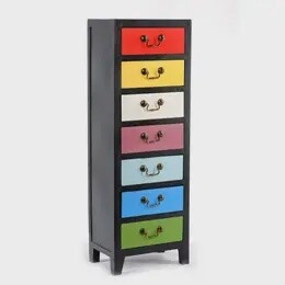 TALL COLOURFUL DRAWERS