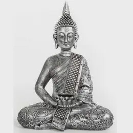 BUDDHA SILVER TEALIGHT