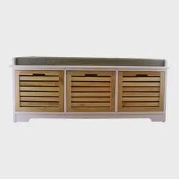 3 DRAWER STARGE BENCH