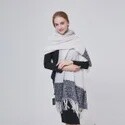 SCARF/Oblong Scarf Black