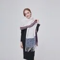 SCARF/Oblong Scarf Burgundy