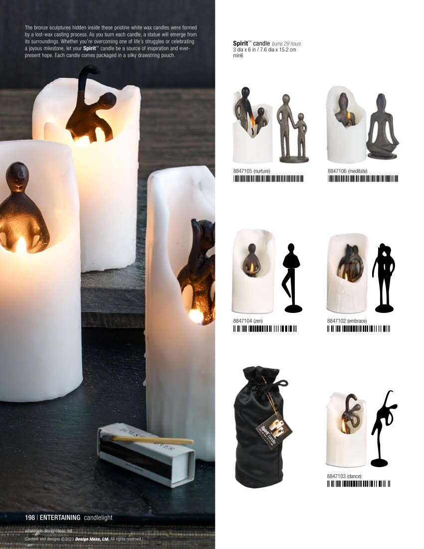 SPIRIT CANDLE ASST