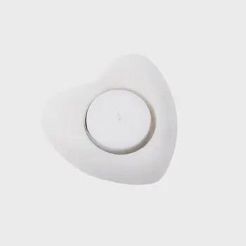 WHITE MARBLE TEA LIGHT CANDLE HOLDER