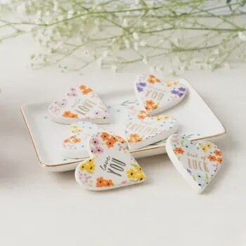 FLOWER MARKET MINI CERAMIC TOKENS