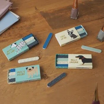 4 ASST. MATCHBOX NAIL FILES