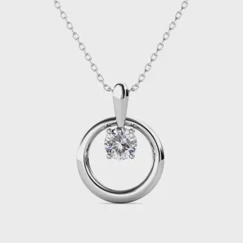 Octavia Pendants - Silver and Crystal