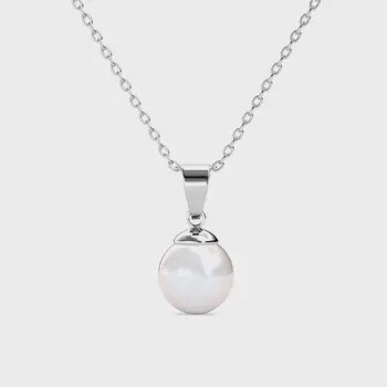 FULL MOON PEARL PENDANT