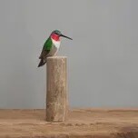 HUMMING BIRD WOODEN DECOR