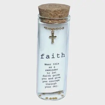 FAITH GOLD CROSS NECKLACE