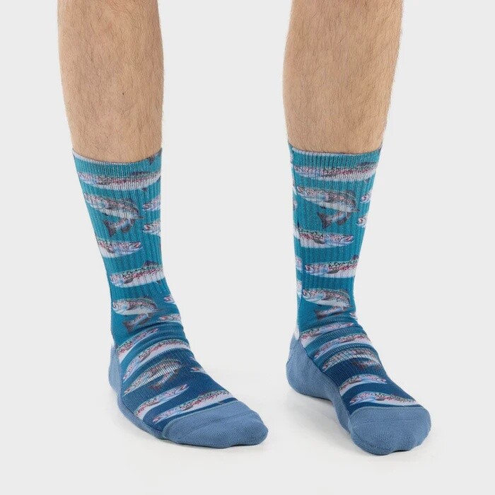 SOCKS MENS RAINBOW TROUT