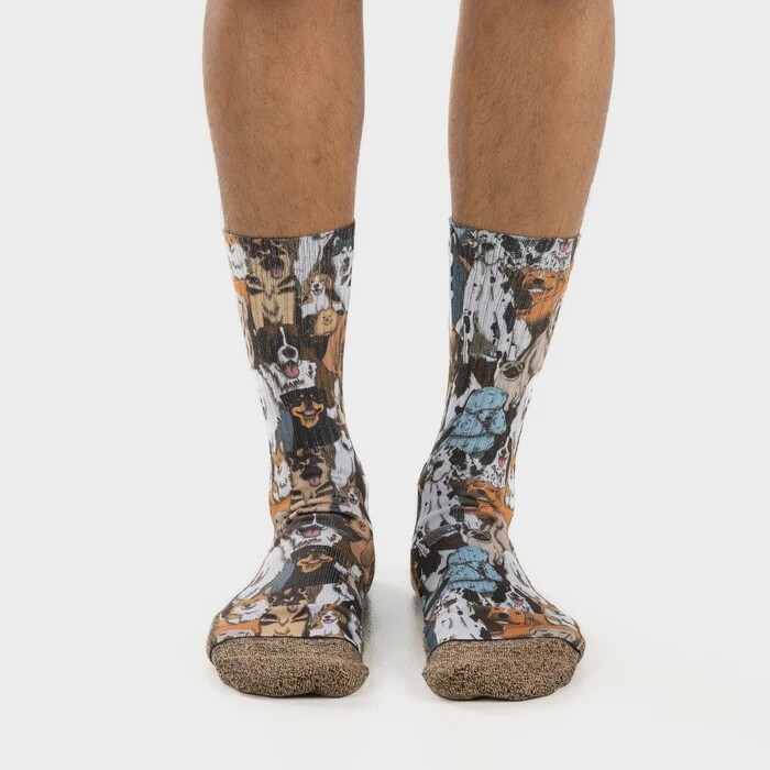 SOCKS MENS SOCIAL DOGS