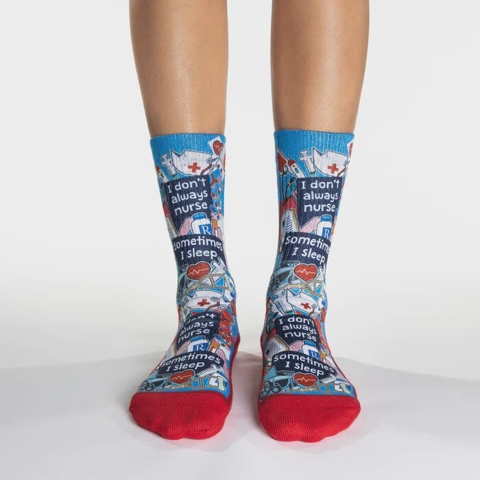 WOMENS SOCKS I DONT ALWAYS NURSE