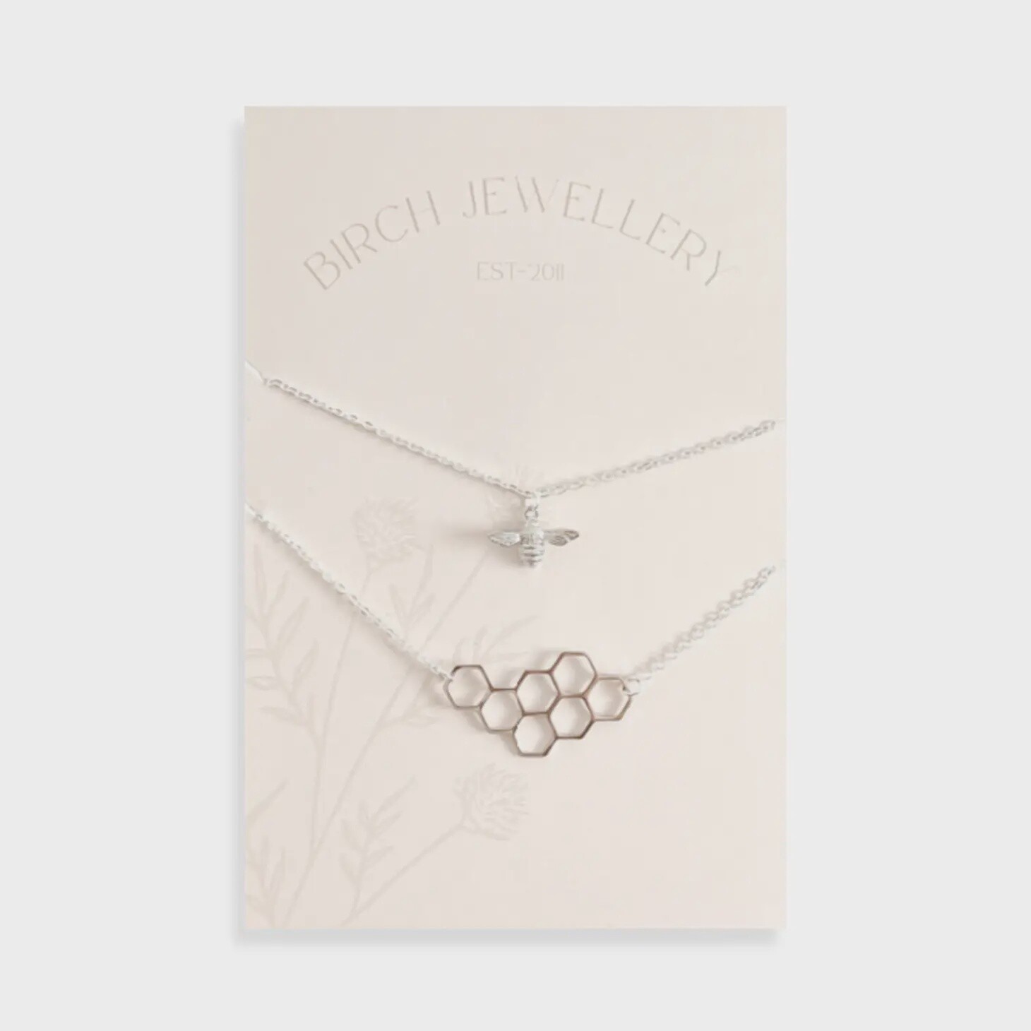 BEE AND HONEYCOMB NECKLACE