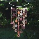 CAPIZ CHIME INVERTED ARCH FLAME