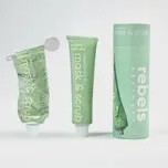MASK + SCRUB CHARCOAL MINT AND ALOE