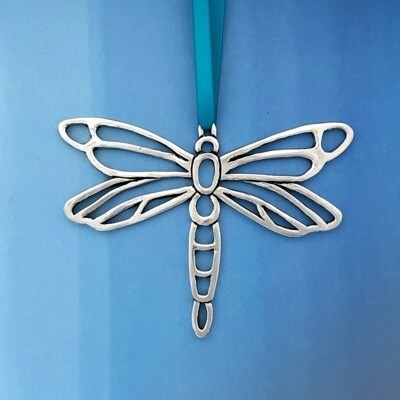 PEWTER DRAGONFLY ORNAMENT