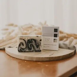 PEPPERMINT CHARCOAL BAR SOAP