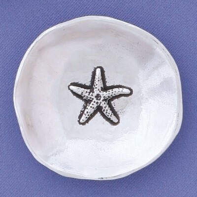 STARFISH PEWTER CHARM BOWL