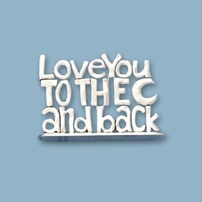 MOON AND BACK PLAQUE