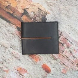MENS LEATHER RFID BIFOLD WALLET
