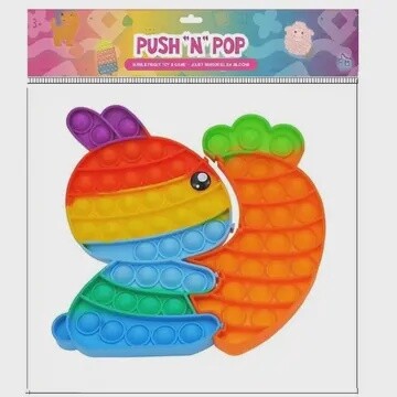EASTER JUMBO POP IT BUNNY AND CARROT
