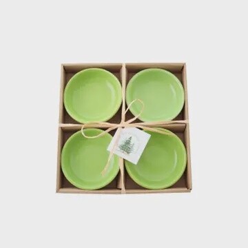 LIME GREEN DIPPING BOWLS - INDIVIDUAL