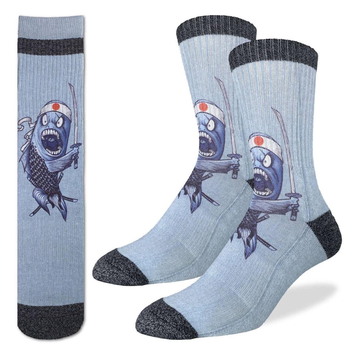 men's samurai sushi active fit socks