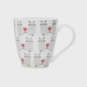 CAT HEART MUG
