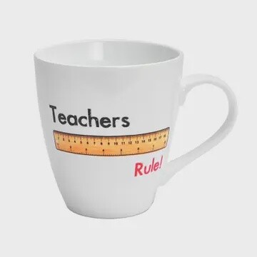 TEACHERS RULE MUG