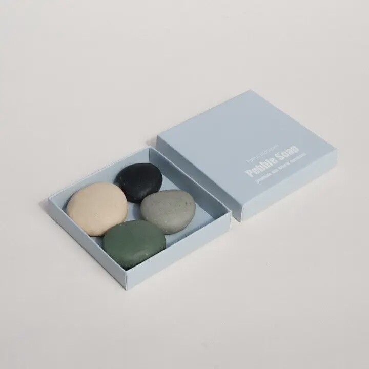 ASSORTED 4 LARGE PEBBLE SOAPS