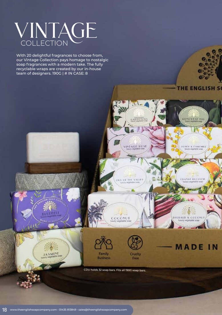LARGE ENGLISH SOAP COMPANY BAR