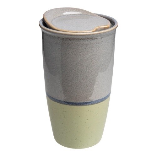 STONEWARE TRAVEL MUG