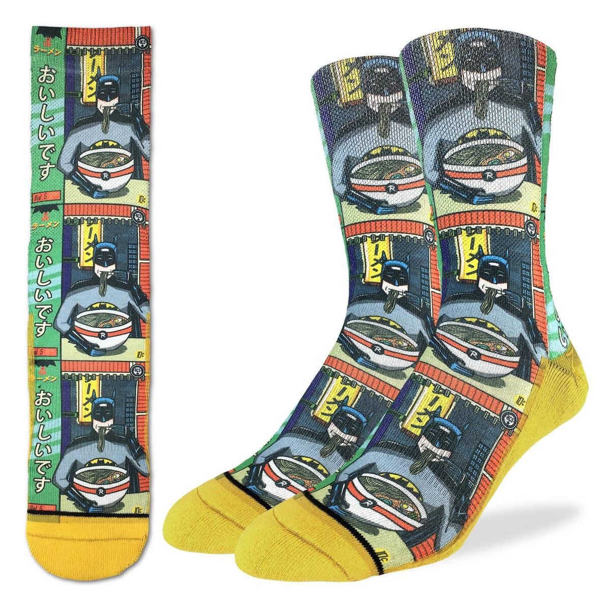 BATMAN AND RAMEN SOCKS
