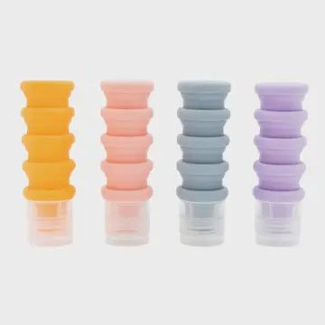 SET 4 EXPANDABLE SILICON TVL BOTTELS