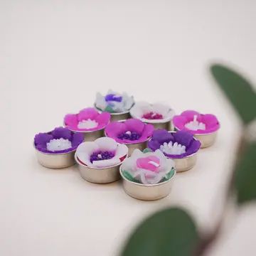 Handmade Pink Tealight set