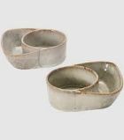 SOUP AND CRACKER STONEWARE BOWL