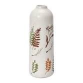 STONEWARE VASE W/ WAX RELIEF