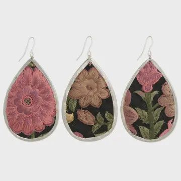 Floral Tear drop