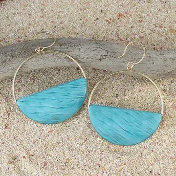 Ocean vibes hoops
