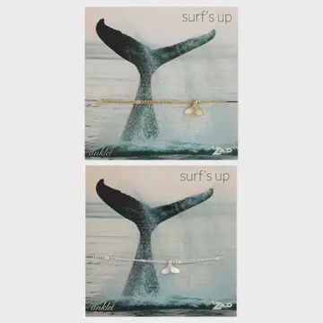Whale tail ANKLET