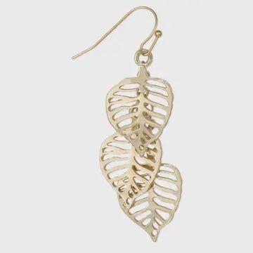 Gold Leaf earrings