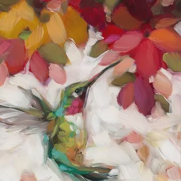 SEASONS CHANGE JHUMMINGBIRD 18X14