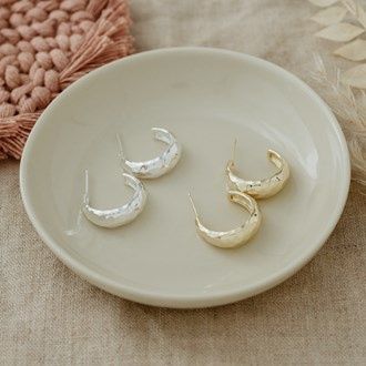 XENA SILVER HOOPS