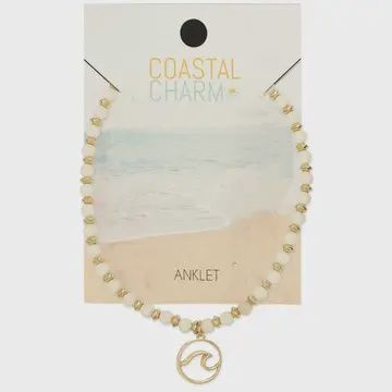 WAVE CHARM ANKLET