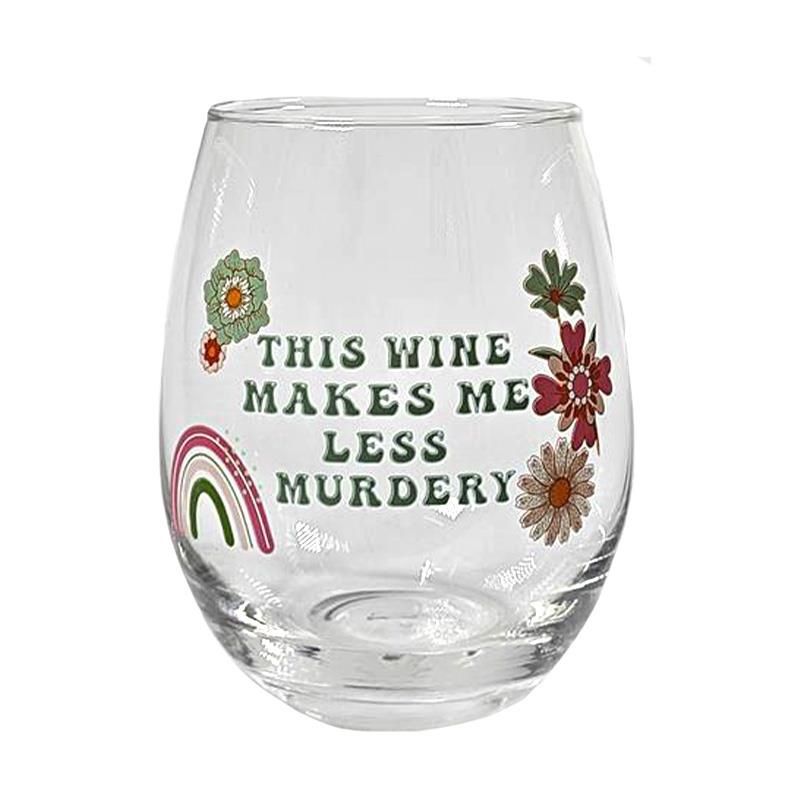 NAUGHTY STEMLESS WINE GLASS IN GIFT BOX