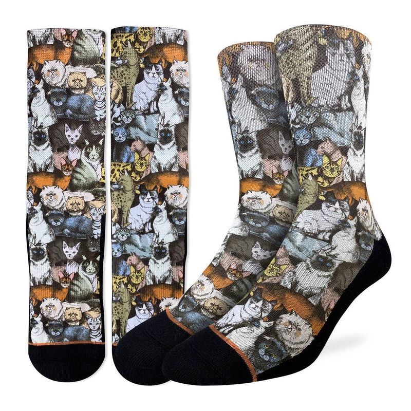 MENS SOCIAL CATS SOCKS
