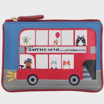 RED BUS COIN PURSE